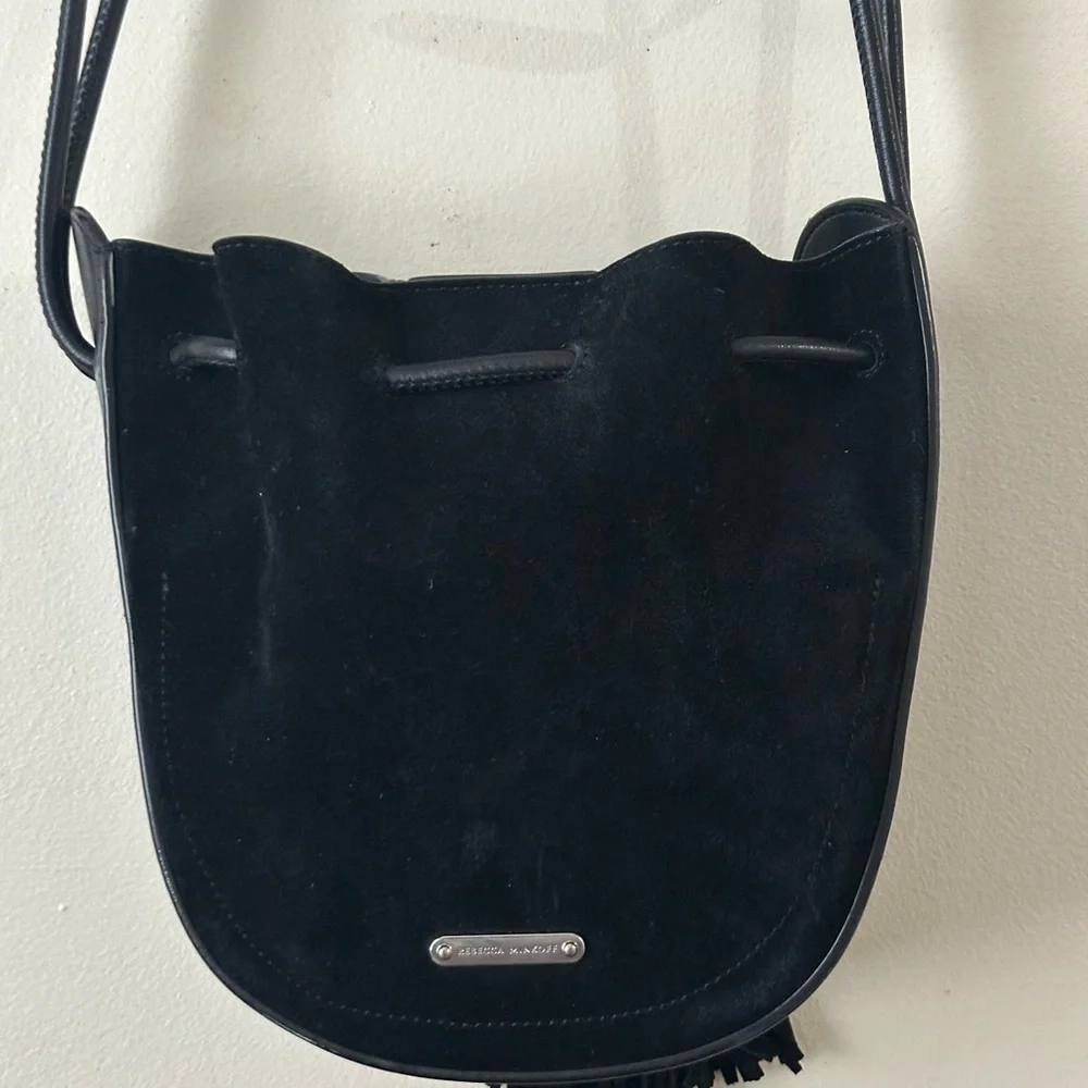 Rebecca Minkoff Black Shoulder Bag with Tassel - Picture 2 of 16